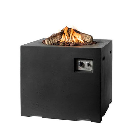 Happy Cocooning vuurtafel vierkant Lounge & Dining zwart