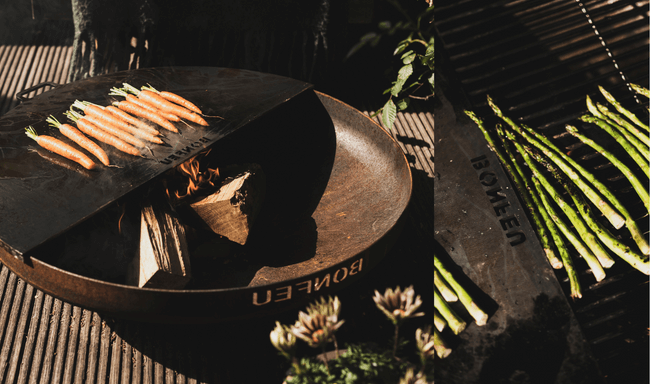 Cuisiner en plein air avec votre bol de feu