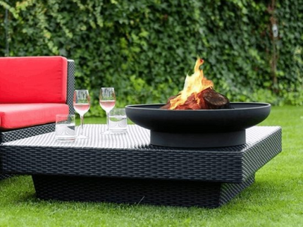 2L Home & Garden Vuurschaal Classic Ø 60 Zwart sfeerbeeld