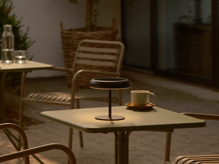 Lampe de table solaire Elmer LED noire Nordlux