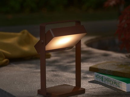Lampe solaire de table Saulio LED marron Nordlux