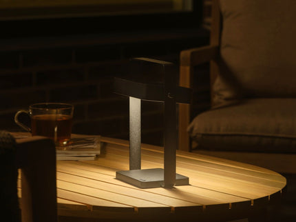 Lampe solaire de table Saulio LED noire Nordlux