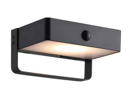 Applique murale solaire Saulio LED noire Nordlux
