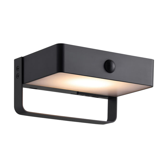 Applique murale solaire Saulio LED noire Nordlux