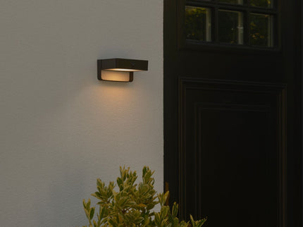 Applique murale solaire Saulio LED noire Nordlux