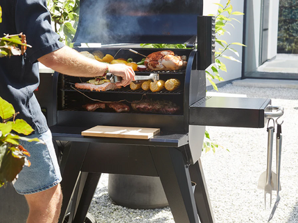 Barbecook pelletgrill Arthur sfeerfoto
