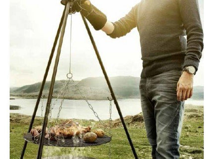 Barbecook Junko driepoot in gebruik