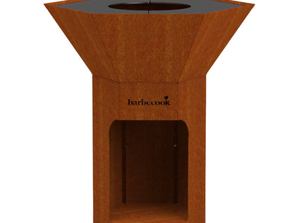Brasero plancha Nestor acier corten Barbecook