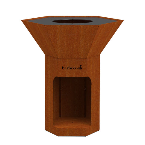 Brasero plancha Nestor acier corten Barbecook