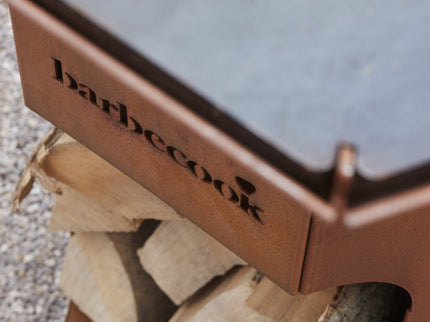 Brasero plancha Nestor acier corten Barbecook