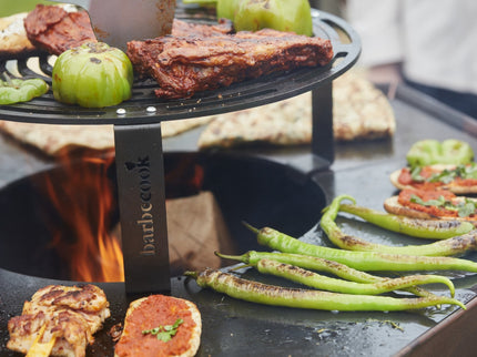 Brasero plancha Nestor acier corten Barbecook