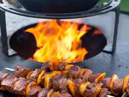 Brasero plancha Nestor noir acier Barbecook