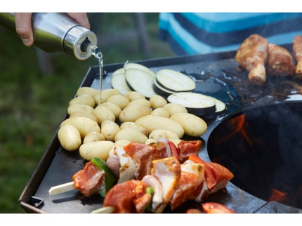 Barbecook Oliefles RVS sfeerfoto