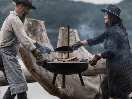 Barebones vuurkorf grill systeem klein verplaatsen
