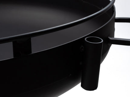 Barebones Cowboy vuurkorf grill systeem detail
