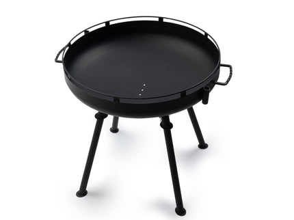 Barebones Cowboy vuurkorf grill systeem productfoto bovenaanzicht
