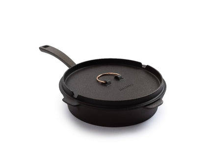 Barebones Gietijzeren Skillet 10" met deksel