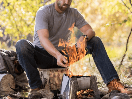 Barebones Camp Stove vuurpit vuur maken