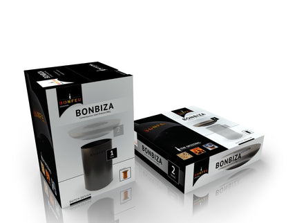 Brasero plancha BonBiza noir BonFeu