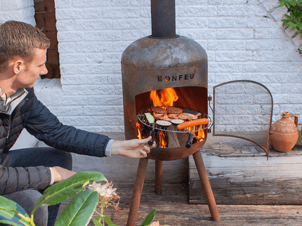 BonFeu BonBono roest tuinhaard sfeer foto grillen
