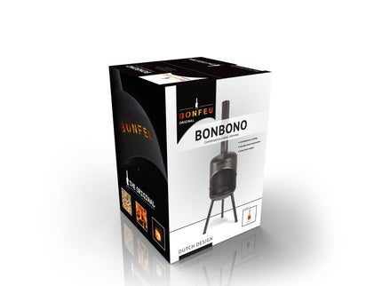 BonFeu BonBono tuinhaard zwart verpakking
