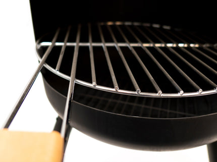 BonFeu BonSelo tuinhaard zwart grillrooster detail
