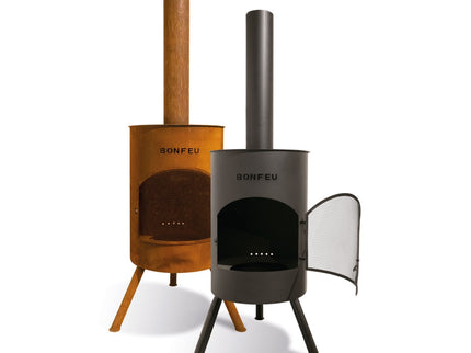BonFeu BonTon tuinhaard 50 zwart en corten modellen
