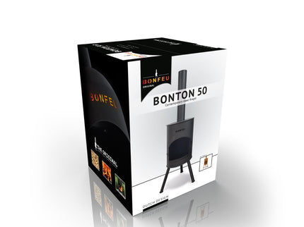 BonFeu BonTon tuinhaard 50 zwart verpakking
