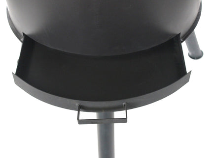 BonFeu BonTon tuinhaard 60 zwart aslade detail
