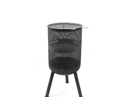BonFeu BonVes vuurkorf zwart met grillrooster