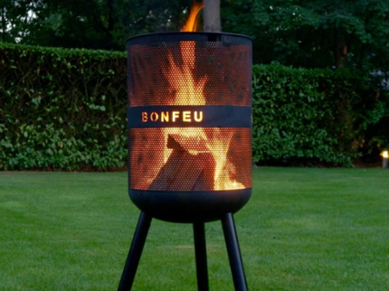 Zwarte vuurkorf BonVes 45 van BonFeu