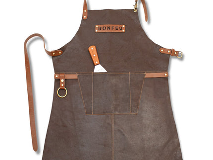 Tablier en cuir BonFeu