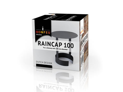 Chapeau pare-pluie 10 cm noir BonFeu