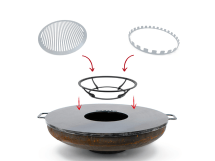 BonFeu standaard voor BonPlancha 60 cm barbecue opties