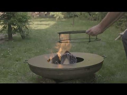 Brasero bol à feu 100 cm acier corten BonFeu