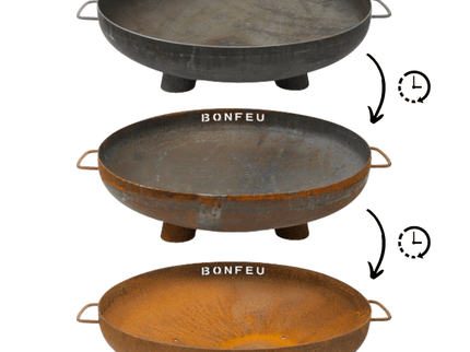 BonFeu BonBowl Plus roestproces cortenstaal