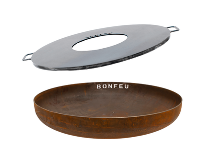 Pakketdeal BonFeu BonBowl 80 + BonPlancha 80