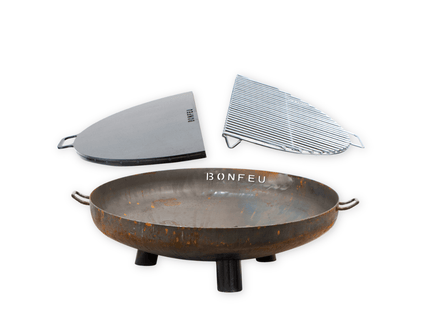 Pack promo BonFeu BonBowl Plus 60 + BonPlancha 1/2 60 + BonGrill 1/2 60