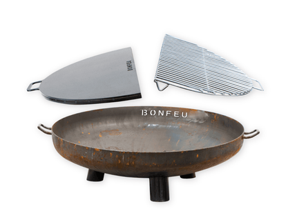 Pack promo BonFeu BonBowl Plus 80 + BonPlancha 1/2 80 + BonGrill 1/2 80