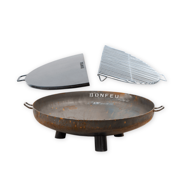 Pack promo BonFeu BonBowl Plus 80 + BonPlancha 1/2 80 + BonGrill 1/2 80