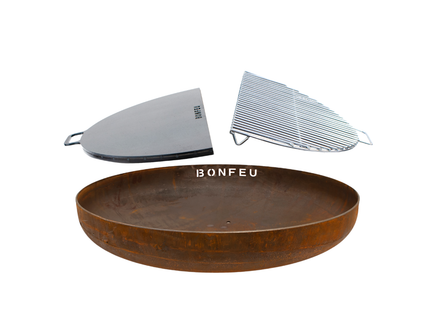 Pack promo BonFeu brasero 60 + BonPlancha 1/2 60 + BonGrill 1/2 60