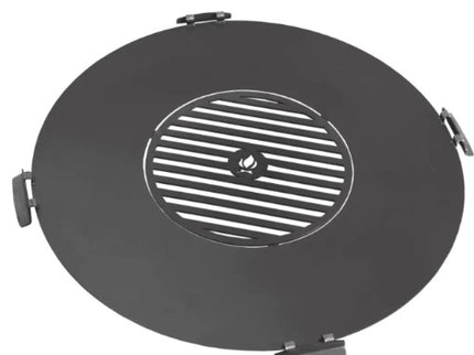 CookKing Grillplaat met grillrooster met 4 handvatten-98 cm