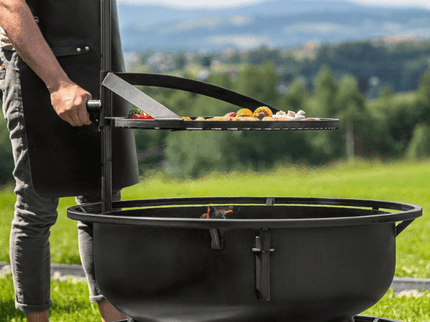 Cookking grillrooster met handvat voor Bandito en Montana X sfeerfoto
