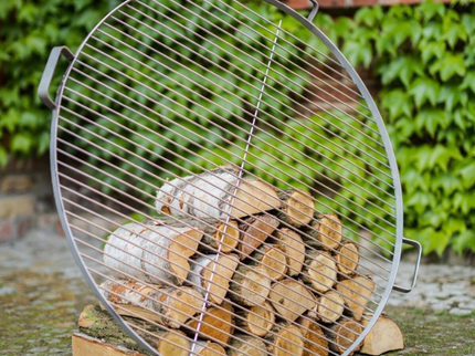 CookKing Grille de Cuisson Acier Inoxydable avec 4 Poignées 70 cm