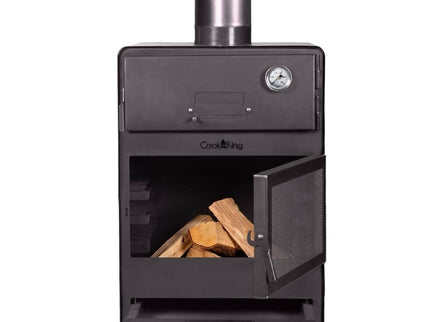 CookKing Tuinhaard Vento met Oven met deurtje open