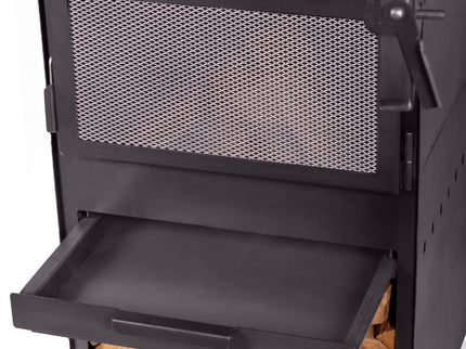 CookKing Tuinhaard Vento met Oven met deur en aslade open