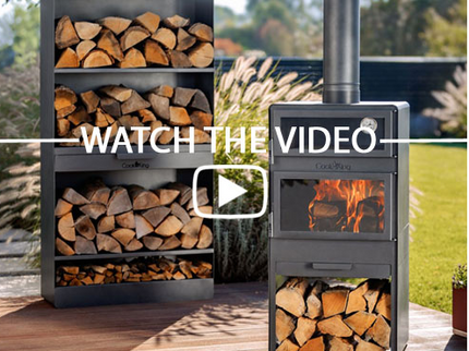 Cheminée de jardin Vento avec four CookKing