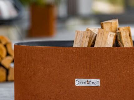 Brasero bol à feu Bourbon acier corten CookKing