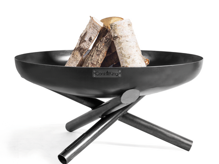 Brasero bol à feu Indiana 100 cm acier noir CookKing