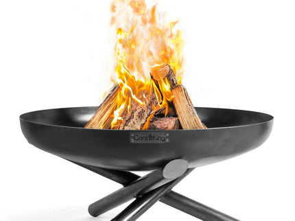 Brasero bol à feu Indiana 100 cm acier noir CookKing